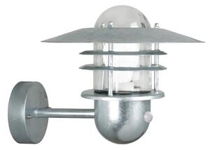 Nordlux - Agger, aplica de perete pentru exterior cu senzor, 1xE27/60W/230V, IP54, argintie