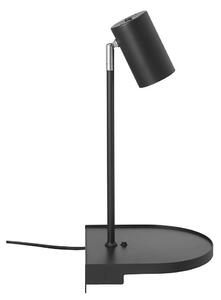 Nordlux - Lampă de perete CODY cu poliță, 1xGU10/15W/230V, neagră