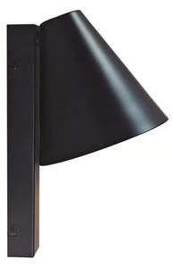 Nordlux - Aplica de perete WILMER cu USB 1xE14/40W/230V, neagră