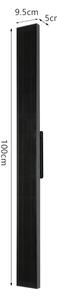 Brilagi - Aplică solară LED de perete SUN LED/5,5W/230V 100 cm 6000 mAh IP44
