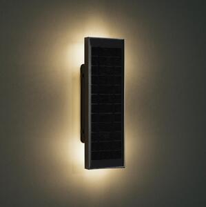 Brilagi - Aplică solară de perete SUN, LED 2,5W, 230V, 30 cm, 2000 mAh, IP44