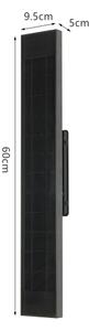 Brilagi - Aplica solară de perete SUN LED/4W/3,7V 60 cm 4000 mAh IP44