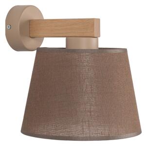 Brilagi - Lampă de perete LATTE SABIA 1xE27/15W/230V pin/maro