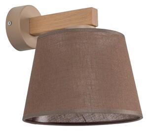 Brilagi - Lampă de perete LATTE SABIA 1xE27/15W/230V pin/maro