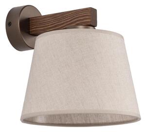 Brilagi - Aplica de perete LATTE 1xE27/15W/230V pin/bej