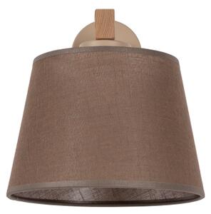 Brilagi - Lampă de perete LATTE SABIA 1xE27/15W/230V pin/maro