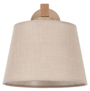 Brilagi - Lampă de perete LATTE SABIA 1xE27/15W/230V pin/bej