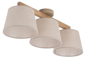 Brilagi - Lustră cu montaj pe plafon LATTE SABIA 3xE27/15W/230V pin/bej