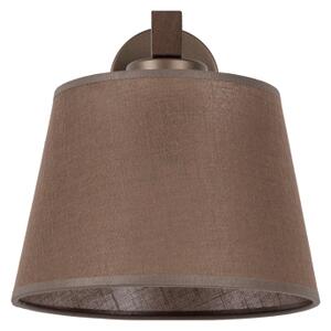Brilagi - Aplica de perete LATTE 1xE27/15W/230V pin/maro
