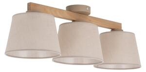 Brilagi - Lustră cu montaj pe plafon LATTE SABIA 3xE27/15W/230V pin/bej