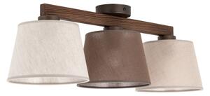 Brilagi - Lustră de tavan aplicată LATTE SABIA 3xE27/15W/230V pin/mix