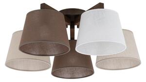 Brilagi - Lustră aplicată LATTE 5xE27/15W/230V pin/mix