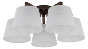 Brilagi - Lustră aplicată LATTE 5xE27/15W/230V pin/alb