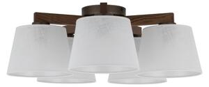 Brilagi - Lustră aplicată LATTE 5xE27/15W/230V pin/alb