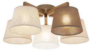 Lustră aplicată LATTE SABIA Brilagi 5xE27/15W/230V pin/mix