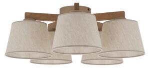 Brilagi - Lustră aplicată LATTE SABIA 5xE27/15W/230V pin/crem