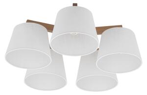 Brilagi - Lustră aplicată LATTE SABIA 5xE27/15W/230V pin/alb