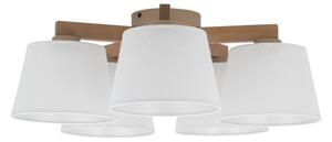 Brilagi - Lustră aplicată LATTE SABIA 5xE27/15W/230V pin/alb