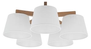 Brilagi - Lustră aplicată LATTE SABIA 5xE27/15W/230V pin/alb