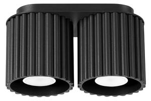 Sollux SL.1785 - Spot AURA 2xGU10/10W/230V, negru