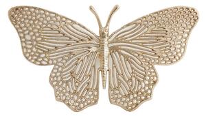 Decorațiune de perete din metal 41x23 cm Butterfly – Light & Living