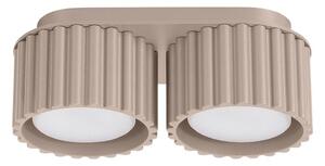 Sollux SL.1818 - Spot AURA cu 2 socluri GX53, 10 W, 230 V, taupe
