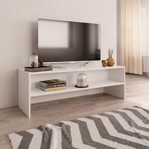 Comodă TV, alb, 120 x 40 x 40 cm, PAL