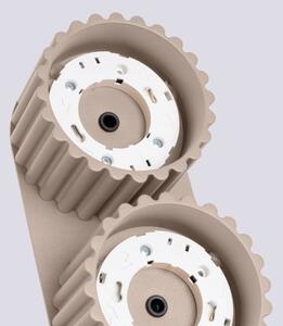 Sollux SL.1818 - Spot AURA cu 2 socluri GX53, 10 W, 230 V, taupe