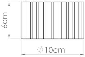 Sollux SL.1812 - Lampă spot AURA 1xGX53/10W/230V 6 cm albastră