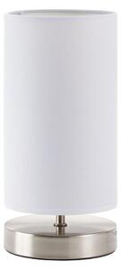 Brilliant - Lampă de masă CLARIE 1xE14/40W/230V crom mat/alb