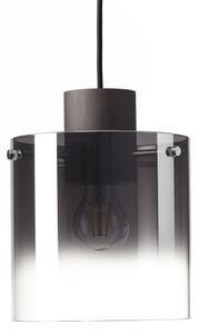 Brilliant - Pendul BETH pe cablu 3xE27/60W/230V negru/fumuriu