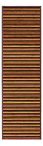 Covor tip traversă galben muștar/maro din bambus 60x200 cm – Casa Selección