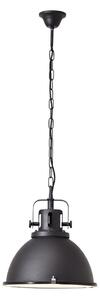 Brilliant - Lustră suspendată pe lanț JESPER GLAS 1xE27/60W/230V negru