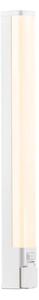 Nordlux - Iluminare LED pentru oglindă de baie cu priză, 15W, 230V, IP44, 60 cm, alb