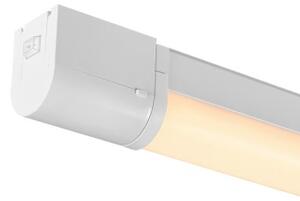 Nordlux - Aplica LED pentru oglindă de baie cu priză, 15 W, 230 V, IP44, 68,4 cm, albă