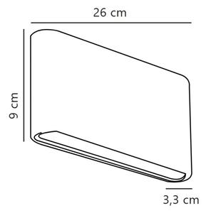Nordlux - LED Aplică de exterior KINVER LED/10W/230V IP54 alb