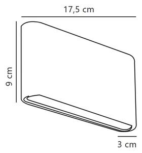 Nordlux - KINVER Aplică de perete pentru exterior LED/8,5W/230V IP54 alb
