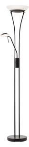 Brilliant - Lampă de podea LED reglabilă FINN 2xLED/13W/230V neagră