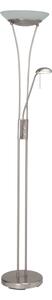 Brilliant - Lampă de podea LED reglabilă FINN, 2 x LED, 13 W, 230 V, crom mat