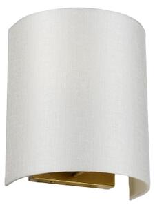 Elstead DL-COOPER-S-IV-AB - Aplica de perete COOPER, 1xE27/60W/230V, aurie