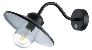 Elstead KLAMPENBORG-PIR-BK – corp de iluminat exterior cu senzor KLAMPENBORG 1xE27/60W/230V IP44