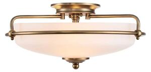 Quoizel QZ-GRIFFIN-F-WS - Plafonieră GRIFFIN 3xE27/60W/230V, bronz