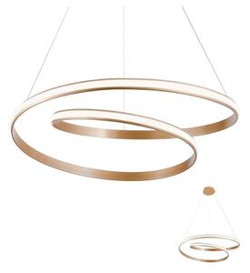 Redo 01-1796 - Lustră LED pe cablu TORSION LED/40W/230V, bronz