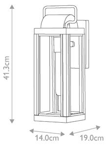 Hinkley HK-SAG-HARBOR-S-BU - Aplica de perete pentru exterior HARBOR 1xE27/60W/230V IP44