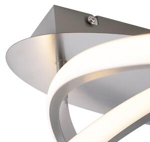 Lampă de plafon design oțel, incluzând LED în 3 trepte reglabil - Ruta