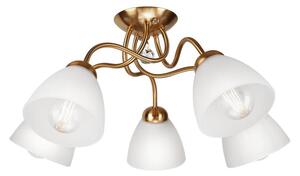 Lustră aplicată MIRANDA 1xE27/60W/230V aurie