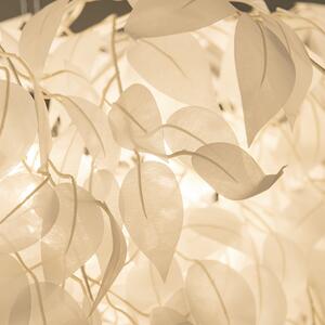 Lampă suspendată romantică albă cu frunze - Feder