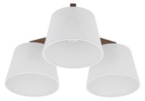 Brilagi - Plafonieră aplicată LATTE, 3 x E27, 15W, 230V, pin/alb