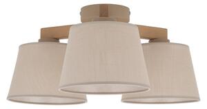 Brilagi - Lustră aplicată LATTE SABIA 3xE27/15W/230V pin/bej