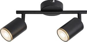 Rabalux 73108 - Spot NOLIE 2xGU10/15W/230V negru